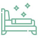 Handpicked hotels stars green icon