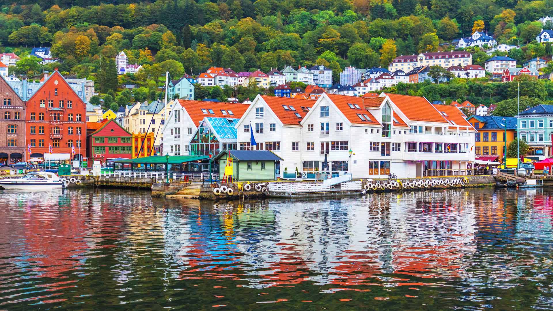 Bergen harbour view - Norway